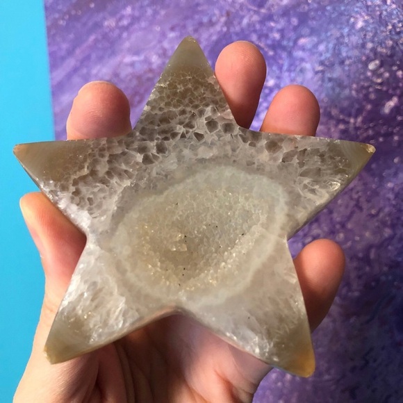 Agate Star Crystal - Picture 5 of 5